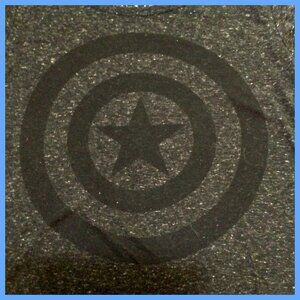 Capt America Shield, sz XS